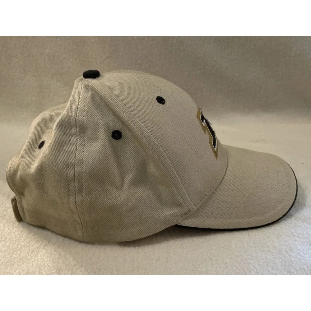 PURDUE Hat Adjustable Back Brown/Tan/Khaki Signatures Officially License Product